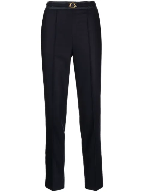 Moncler virgin wool tailored trousers Blue H20932A0000954233