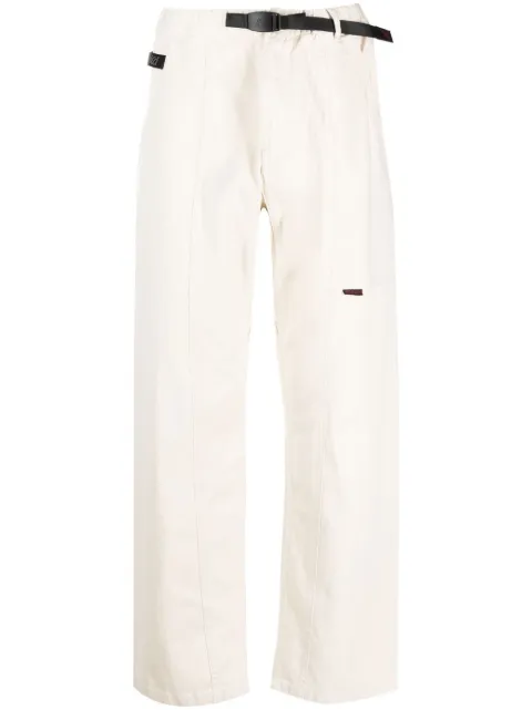 Gramicci two-pocket buckled straight trousers Neutrals G105OGT
