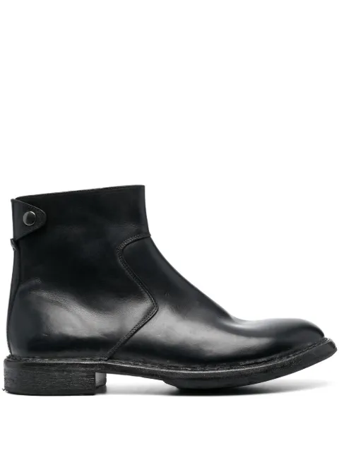 Moma leather ankle boots Black 2CW301CERA