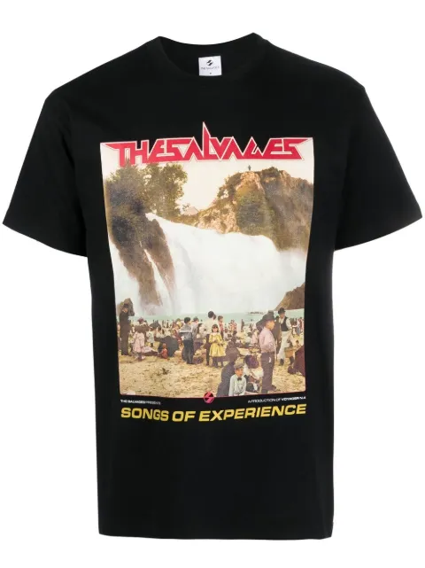 The Salvages graphic-print T-shirt Black AW221018