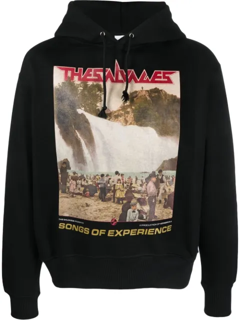 The Salvages graphic-print hoodie Black AW221024
