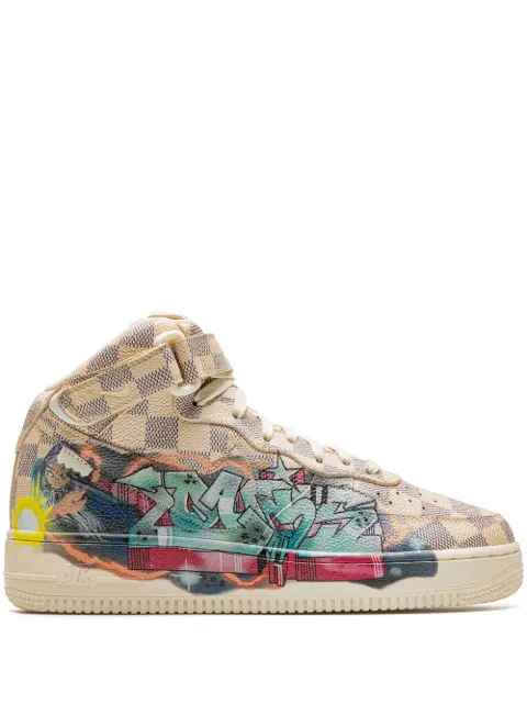 Nike x Louis Vuitton Air Force 1 Mid "Virgil Abloh - Graffiti" sneakers Neutrals 1A9VE0