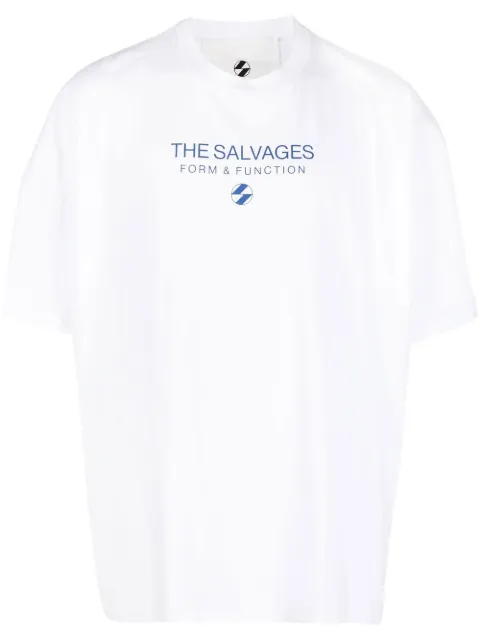 The Salvages logo-print T-shirt White AW221019
