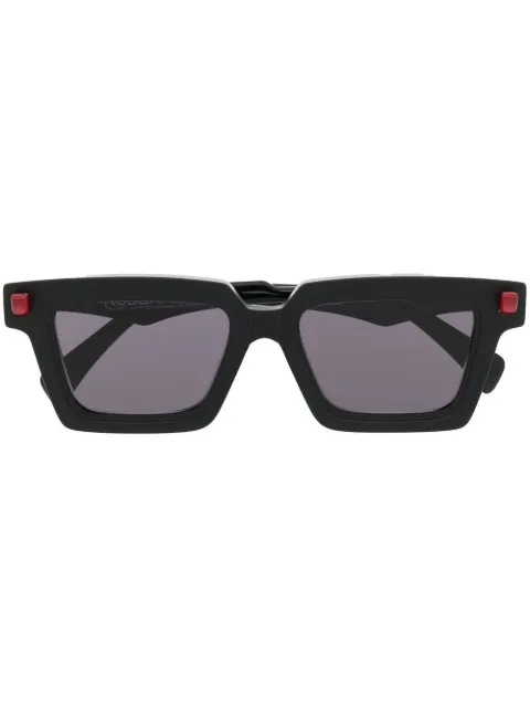 Kuboraum square-frame tinted sunglasses Black Q2