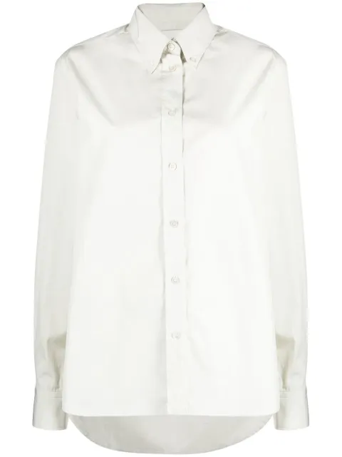 Studio Nicholson Bissett button-down shirt Grey BISSETTSNW818