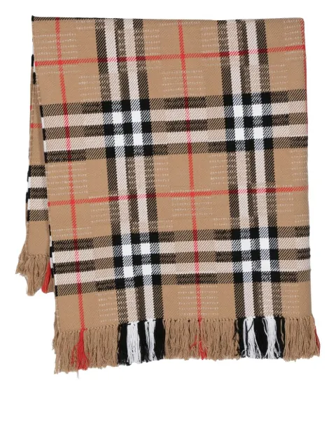 Burberry Vintage Check knit scarf Neutrals 8060977
