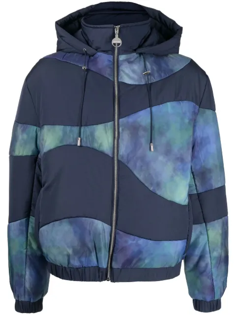 Ahluwalia Shakti padded puffer coat Blue MAHLUOU003AW22FA56MN