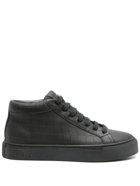 Hide&Jack Essence Croco sneakers Black EIBKHBLKBLK