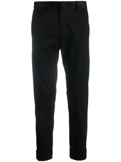 Low Brand low-rise cropped tailored trousers Black L1PFW22236485