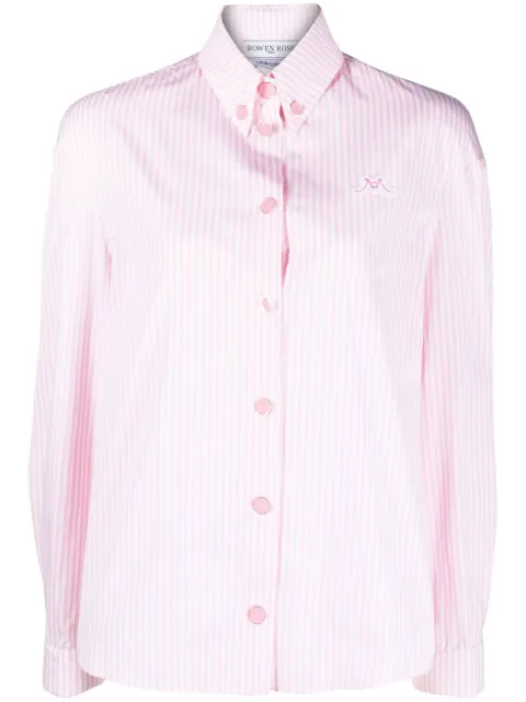 Rowen Rose classic-collar shirt Pink RR238