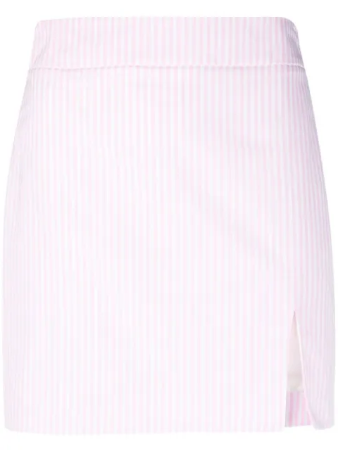 Rowen Rose striped cotton mini skirt Pink RR255V2