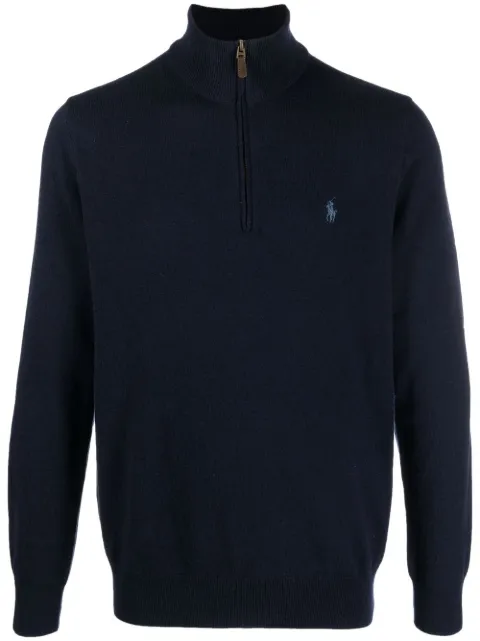 Polo Ralph Lauren quarter-zip wool sweater Blue 710876756001
