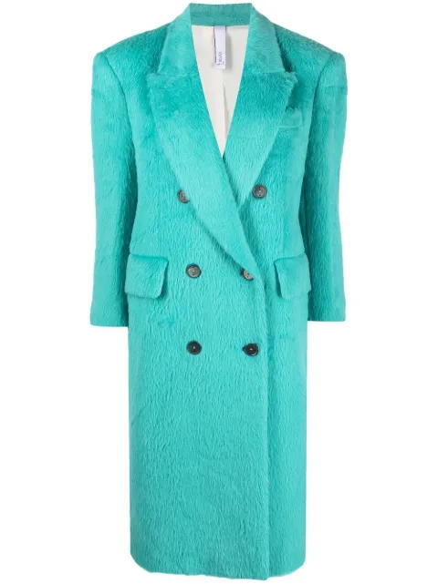 Hevo double-breasted tailored coat Blue MARTINAFRANCA