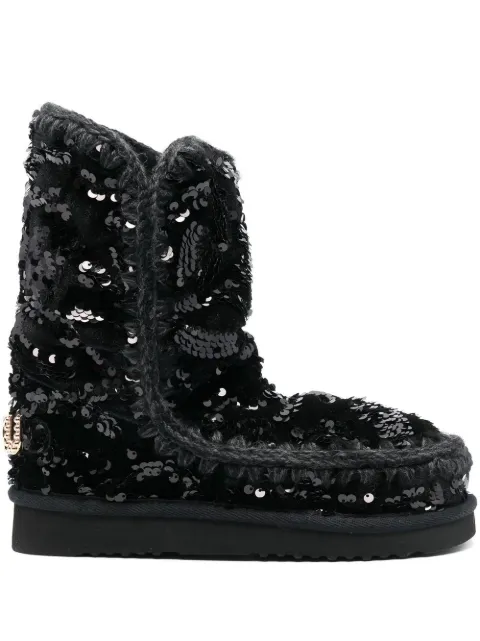 Mou sequin-embellished boots Black MUFW101031K