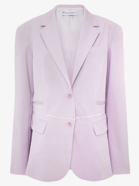 JW Anderson Deconstructed blazer jacket Pink JK0213PG1261730