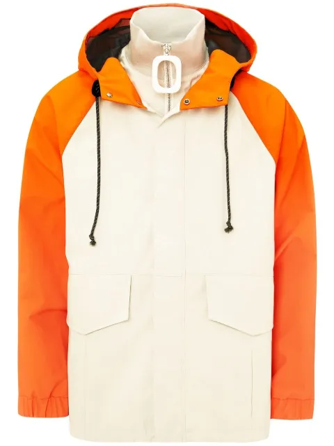 JW Anderson two-tone hooded jacket Neutrals JK0220PG1184