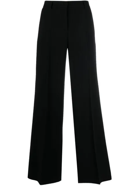 Alberto Biani flared tailored-cut trousers Black CC828AC0030