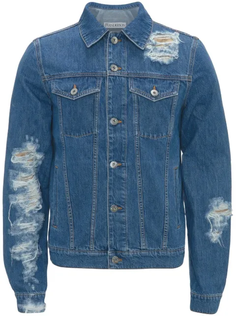 JW Anderson distressed denim jacket Blue DJ0015PG1164804