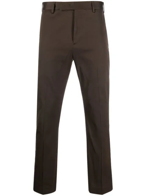 PT Torino cropped tailored trousers Brown COASX0Z00FWDBB52