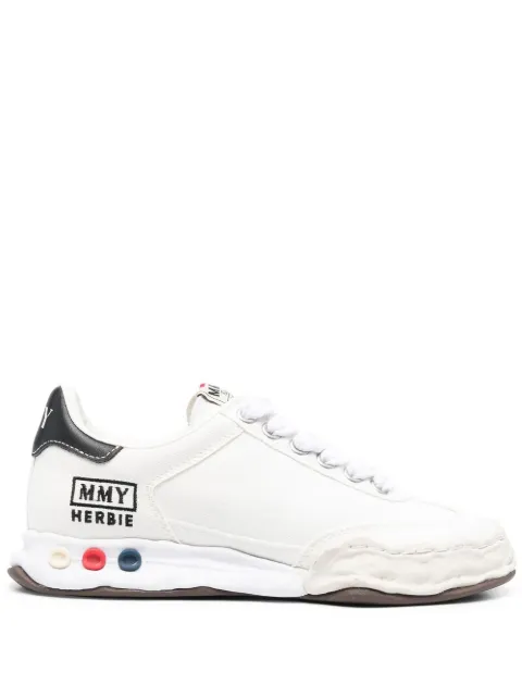 Maison MIHARA YASUHIRO logo-print lace-up sneakers White A09FW704