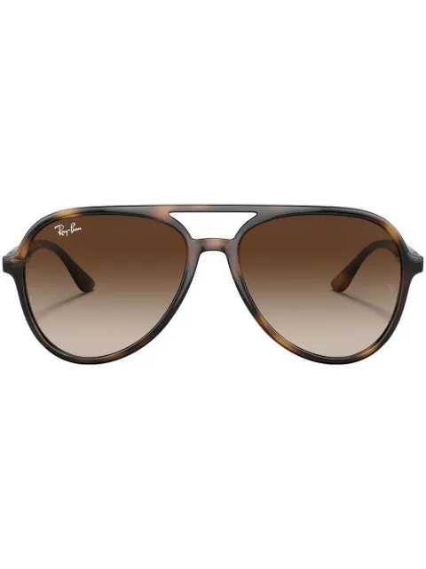 Ray-Ban RB4376 tortoise-shell Aviator frames Green RB4376