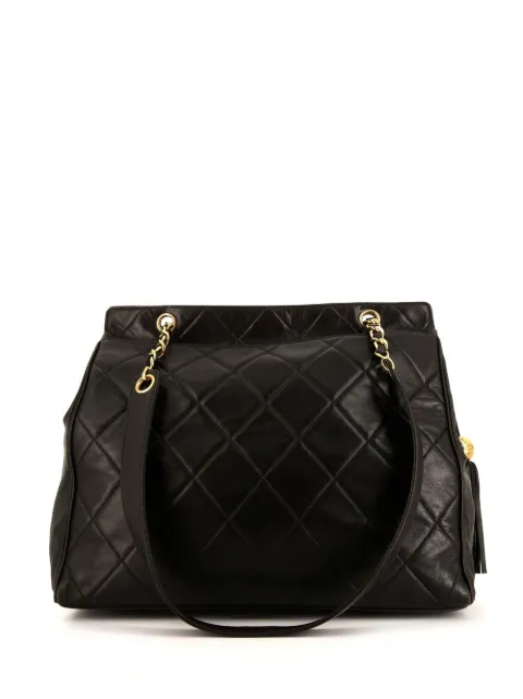 CHANEL Pre-Owned 1996 quilted leather bag Black 376026