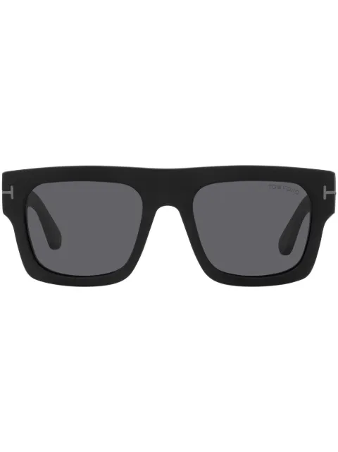 TOM FORD Eyewear square-frame tinted sunglasses Black FT0711N02A