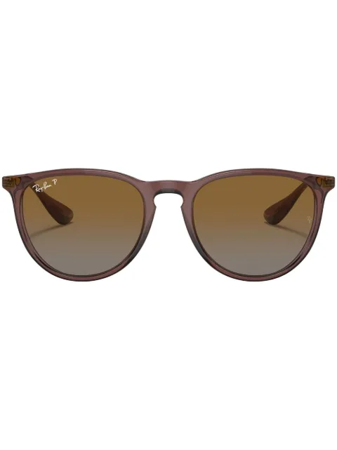 Ray-Ban Erika round-frame sunglasses Brown RB41716593T5