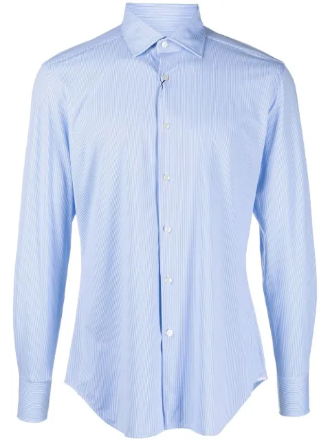 Dell'oglio long-sleeve classic shirt Blue ACT531ML31604