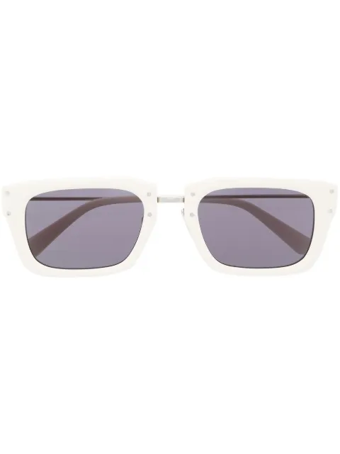 Jacquemus square-frame tinted sunglasses White 226AC4315041