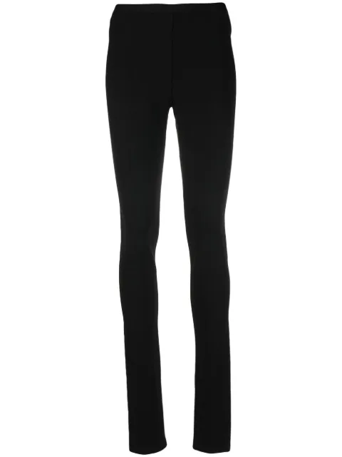Rick Owens Lilies Amber jersey-knit leggings Black LI02B7340SV