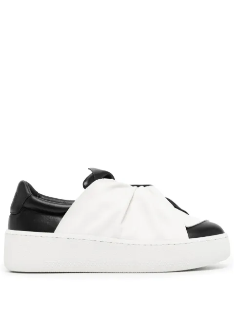 Ports 1961 knot-detail slip-on sneakers Black PW422ZSN12ULAN059