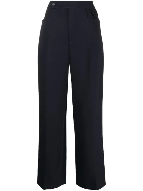 Low Classic pocket-point wide-leg trousers Blue PT02NV