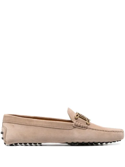 Tod's Kate Gommino suede loafers Neutrals XXW00G0GQ40RE0