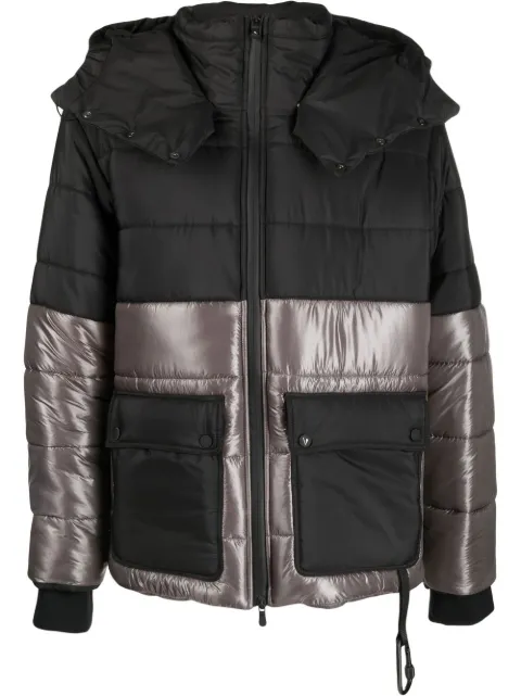 Mauna Kea two-tone padded jacket Black MKE550