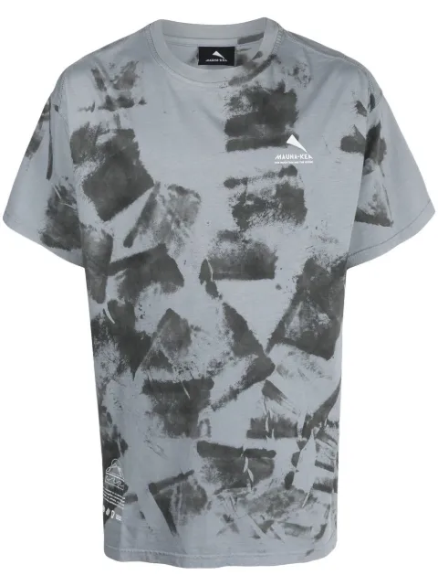 Mauna Kea logo-print short-sleeved T-shirt Grey MKS101