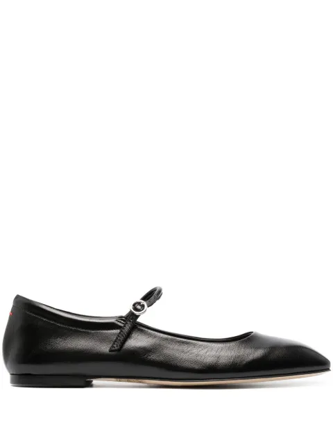 Aeyde Maryjane leather ballerina shoes Black A11FLRAZS8MFL0122800007