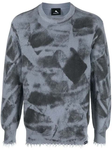 Mauna Kea ribbed crew neck jumper Grey MKU307