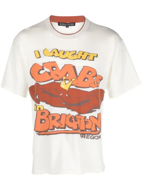 Robyn Lynch graphic-print short-sleeve T-shirt White SS23RLTSH02