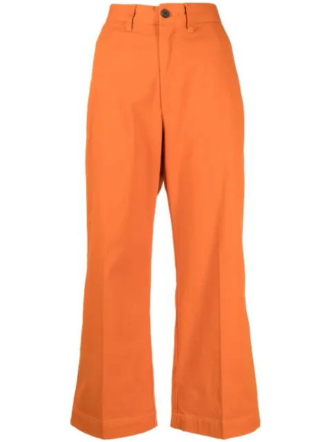 Polo Ralph Lauren wide-leg cropped chinos Orange 211873988007