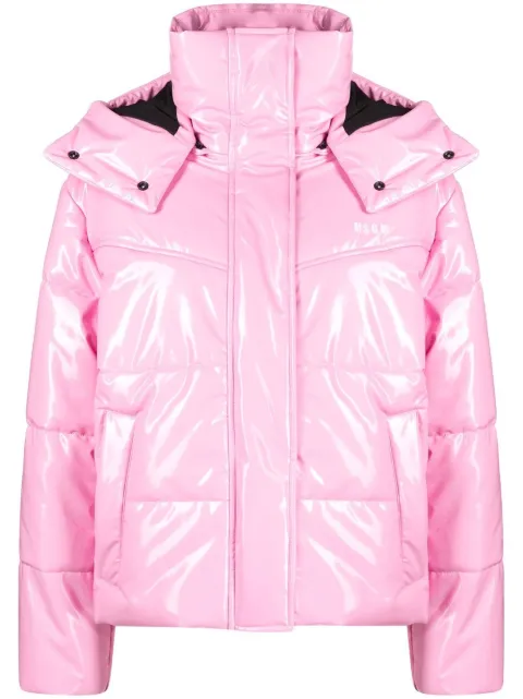 MSGM quilted puffer jacket Pink 3341MDH28X227700