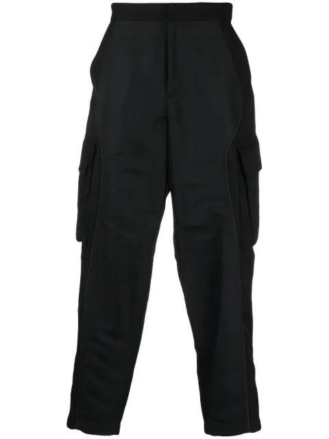 Ferrari panelled cropped track pants Black 47517