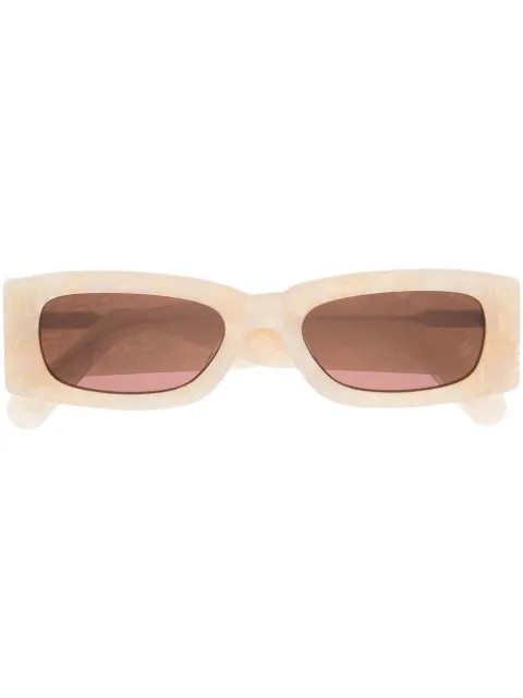 GCDS rectangular tinted sunglasses Neutrals GD0020