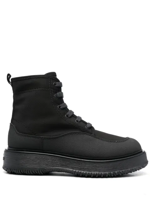 Hogan Untraditional lace-up ankle boots Black H5W6020EF54RXK