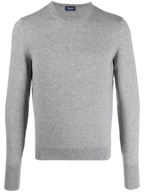 Drumohr crew-neck cashmere jumper Grey D1K103
