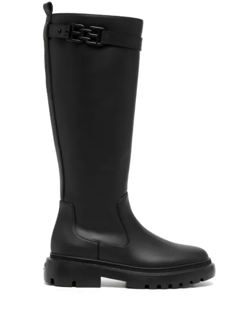 Bally Gaila leather knee-high boots Black WB000TVT049