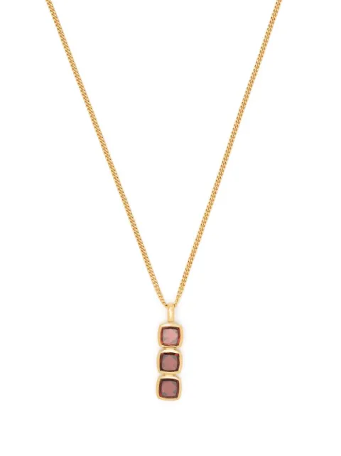Tom Wood Mini Cushion Pendant necklace Gold NP76CPRGA01S9259K205INCHES