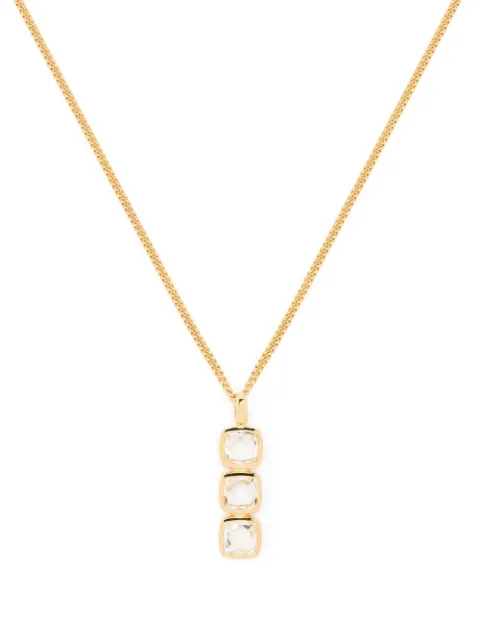 Tom Wood delicate crystal-embellished necklace Gold NP76CPWCR01S9259K
