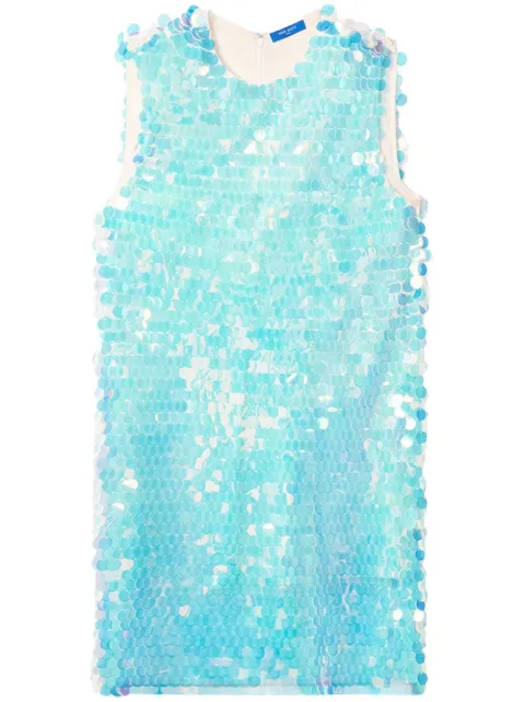 Nina Ricci sequin embellished dress Blue 23PCRO014PL0432