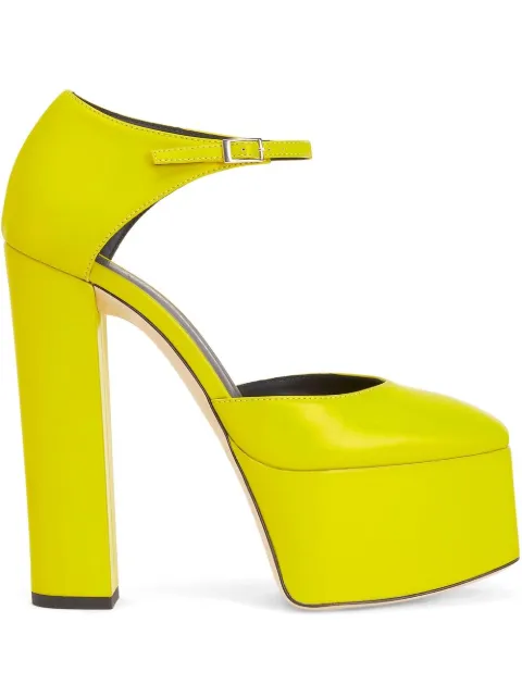 Giuseppe Zanotti 150mm Bebe platform pumps Yellow E060009019